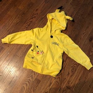 Kid’s Pokémon Pikachu hoodie (with ears ❤️)